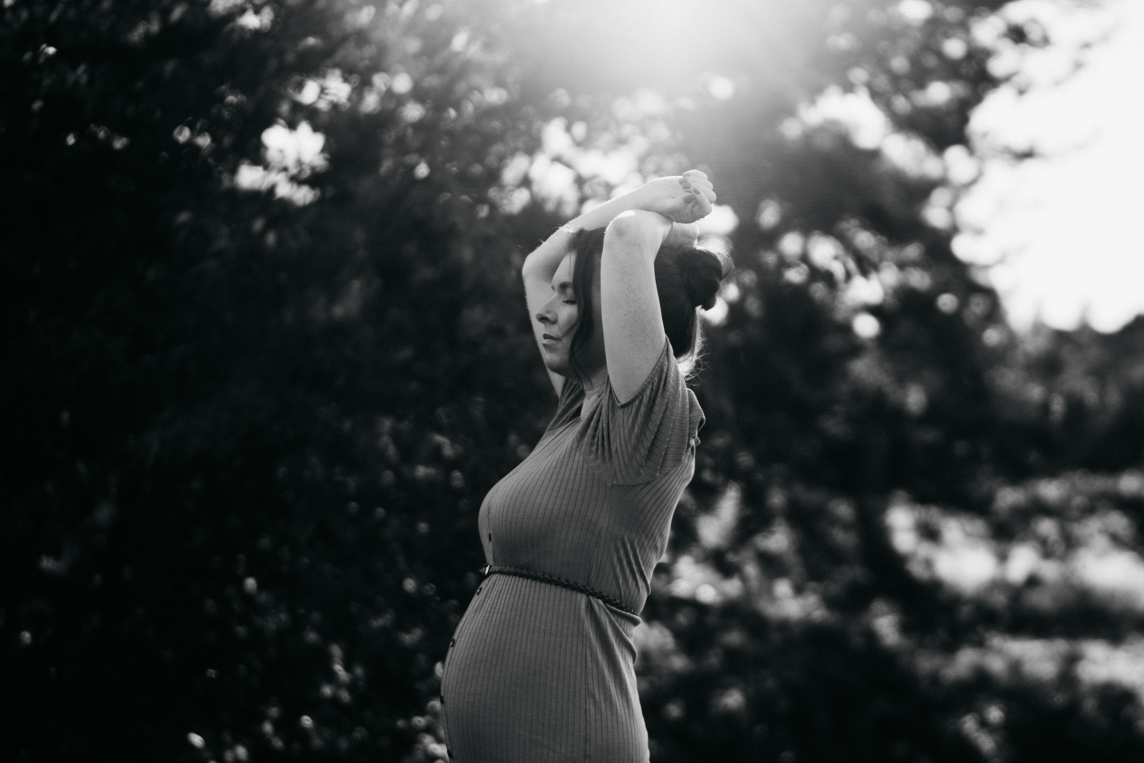 Babybauch-Portrait emotional